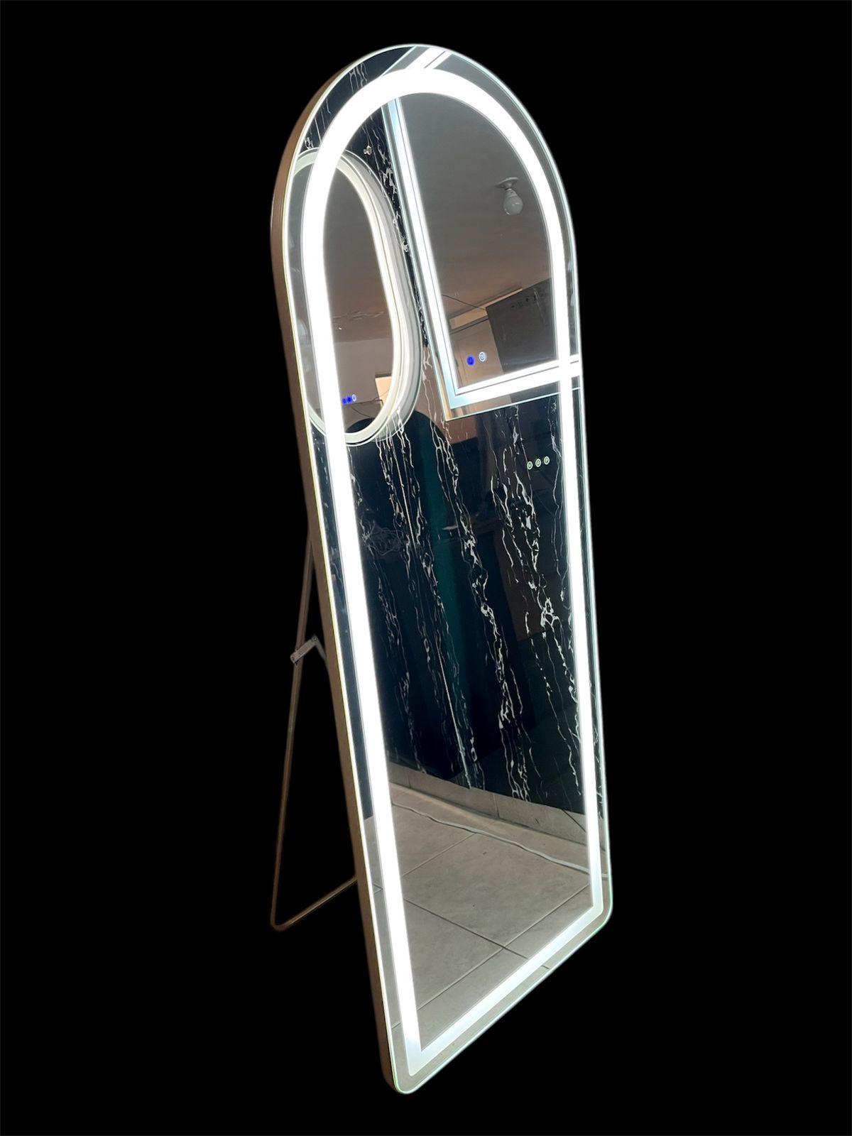 ESPEJO CUERPO ENTERO 140X80 ESCUDO DORADO